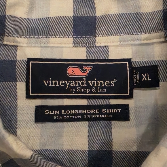 Vineyard Vines Slim Longshore Shirt XL - Picture 3 of 5